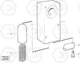 19794 Safety valve L120B VOLVO BM VOLVO BM L120B, Volvo Construction Equipment