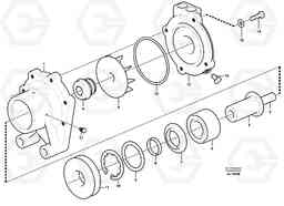 10403 Water pump L120B VOLVO BM VOLVO BM L120B, Volvo Construction Equipment