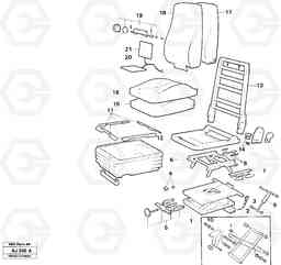 12049 Operator's seat Kab L120B VOLVO BM VOLVO BM L120B, Volvo Construction Equipment