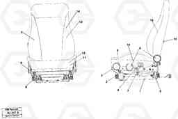 16882 Operator's seat Be-ge L120B VOLVO BM VOLVO BM L120B, Volvo Construction Equipment