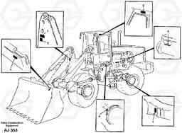 19268 Product identification plate L90 L90, Volvo Construction Equipment