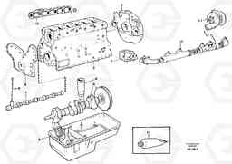 8712 Engine with fitting parts L180/L180C VOLVO BM VOLVO BM L180/L180C SER NO -2532 / -60469 USA, Volvo Construction Equipment