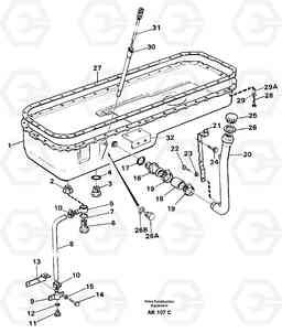 81328 Oil sump L180/L180C VOLVO BM VOLVO BM L180/L180C SER NO -2532 / -60469 USA, Volvo Construction Equipment