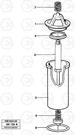 67429 Filter L180/L180C VOLVO BM VOLVO BM L180/L180C SER NO -2532 / -60469 USA, Volvo Construction Equipment