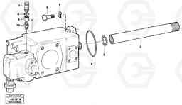 92699 Hydraulic pump with fitting parts. L180/L180C VOLVO BM VOLVO BM L180/L180C SER NO -2532 / -60469 USA, Volvo Construction Equipment