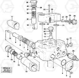 2057 Control valve L180/L180C VOLVO BM VOLVO BM L180/L180C SER NO -2532 / -60469 USA, Volvo Construction Equipment