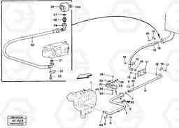 49802 Hydraulic system, return line. L180/L180C VOLVO BM VOLVO BM L180/L180C SER NO -2532 / -60469 USA, Volvo Construction Equipment
