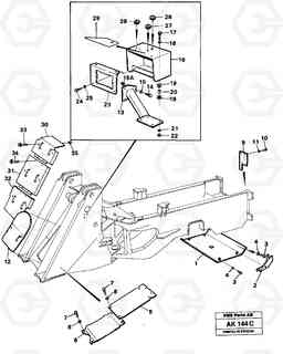 83726 Protecting plates. L180/L180C VOLVO BM VOLVO BM L180/L180C SER NO -2532 / -60469 USA, Volvo Construction Equipment