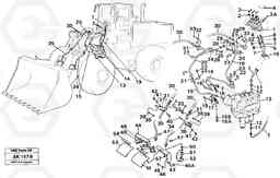 58355 Hydraulic system, 3:rd function. L180/L180C VOLVO BM VOLVO BM L180/L180C SER NO -2532 / -60469 USA, Volvo Construction Equipment