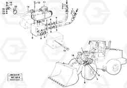 20772 Hydraulic system, 3:rd function, pressure draining. L180/L180C VOLVO BM VOLVO BM L180/L180C SER NO -2532 / -60469 USA, Volvo Construction Equipment