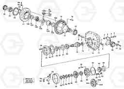 60242 Final drive, rear L180/L180C VOLVO BM VOLVO BM L180/L180C SER NO -2532 / -60469 USA, Volvo Construction Equipment