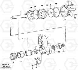 33615 Water pump. L180/L180C VOLVO BM VOLVO BM L180/L180C SER NO -2532 / -60469 USA, Volvo Construction Equipment