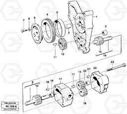 98029 Oil pump L180/L180C VOLVO BM VOLVO BM L180/L180C SER NO -2532 / -60469 USA, Volvo Construction Equipment