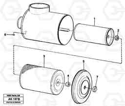 15014 Air filter L180/L180C VOLVO BM VOLVO BM L180/L180C SER NO -2532 / -60469 USA, Volvo Construction Equipment