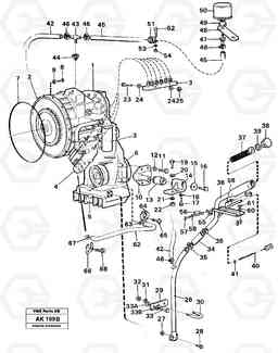 84985 Hydraulic transmission with fitting parts L180/L180C VOLVO BM VOLVO BM L180/L180C SER NO -2532 / -60469 USA, Volvo Construction Equipment