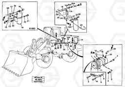 4297 Air compressor with fitting parts. L180/L180C VOLVO BM VOLVO BM L180/L180C SER NO -2532 / -60469 USA, Volvo Construction Equipment