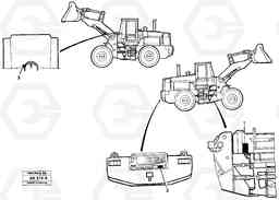 13282 Decals L180/L180C VOLVO BM VOLVO BM L180/L180C SER NO -2532 / -60469 USA, Volvo Construction Equipment