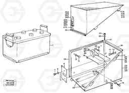 65937 Battery box with fitting parts L180/L180C VOLVO BM VOLVO BM L180/L180C SER NO -2532 / -60469 USA, Volvo Construction Equipment