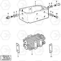11605 Starter element. L180/L180C VOLVO BM VOLVO BM L180/L180C SER NO -2532 / -60469 USA, Volvo Construction Equipment