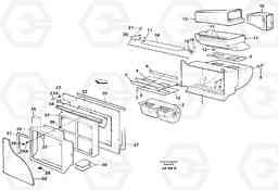 47331 Air filter L180/L180C VOLVO BM VOLVO BM L180/L180C SER NO -2532 / -60469 USA, Volvo Construction Equipment