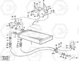 84022 Radiator and control L180/L180C VOLVO BM VOLVO BM L180/L180C SER NO -2532 / -60469 USA, Volvo Construction Equipment