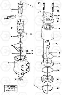 29677 Steering unit L180/L180C VOLVO BM VOLVO BM L180/L180C SER NO -2532 / -60469 USA, Volvo Construction Equipment