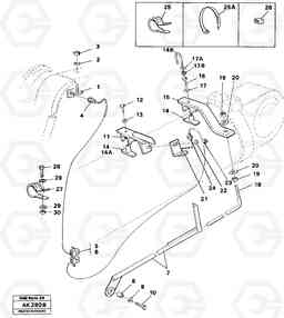 86507 Boom kickout and bucket positioner. L180/L180C VOLVO BM VOLVO BM L180/L180C SER NO -2532 / -60469 USA, Volvo Construction Equipment