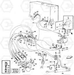 98722 Steering system L180/L180C VOLVO BM VOLVO BM L180/L180C SER NO -2532 / -60469 USA, Volvo Construction Equipment