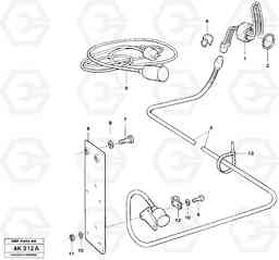 49293 Engine heater. L180/L180C VOLVO BM VOLVO BM L180/L180C SER NO -2532 / -60469 USA, Volvo Construction Equipment