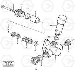 97702 Feed pump L180/L180C VOLVO BM VOLVO BM L180/L180C SER NO -2532 / -60469 USA, Volvo Construction Equipment