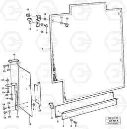 66371 Dust cover. L180/L180C VOLVO BM VOLVO BM L180/L180C SER NO -2532 / -60469 USA, Volvo Construction Equipment