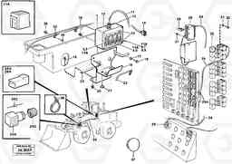 83181 Switch panel. L180/L180C VOLVO BM VOLVO BM L180/L180C SER NO -2532 / -60469 USA, Volvo Construction Equipment