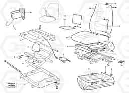 61393 Driver's seat. L180/L180C VOLVO BM VOLVO BM L180/L180C SER NO -2532 / -60469 USA, Volvo Construction Equipment