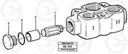 64181 Check valve. L180/L180C VOLVO BM VOLVO BM L180/L180C SER NO -2532 / -60469 USA, Volvo Construction Equipment