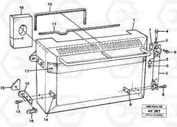 65230 Hatch. L180/L180C VOLVO BM VOLVO BM L180/L180C SER NO -2532 / -60469 USA, Volvo Construction Equipment