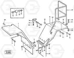 82198 Fenders L180/L180C VOLVO BM VOLVO BM L180/L180C SER NO -2532 / -60469 USA, Volvo Construction Equipment