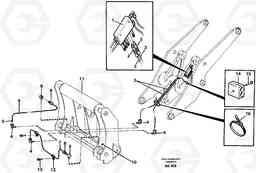 69490 Central lubrication for tool bar. L180/L180C VOLVO BM VOLVO BM L180/L180C SER NO -2532 / -60469 USA, Volvo Construction Equipment