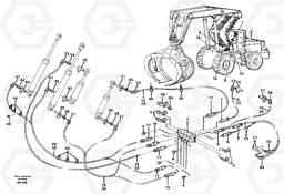 69495 Distribution block, B2. L180/L180C VOLVO BM VOLVO BM L180/L180C SER NO -2532 / -60469 USA, Volvo Construction Equipment