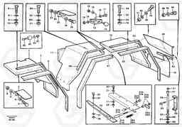 51753 Swing out rear mudguards. L180/L180C VOLVO BM VOLVO BM L180/L180C SER NO -2532 / -60469 USA, Volvo Construction Equipment