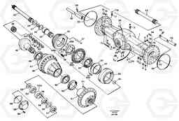 91086 Planet shaft, rear L180/L180C VOLVO BM VOLVO BM L180/L180C SER NO -2532 / -60469 USA, Volvo Construction Equipment
