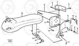 13279 CDC - steering, plate details. L180/L180C VOLVO BM VOLVO BM L180/L180C SER NO -2532 / -60469 USA, Volvo Construction Equipment