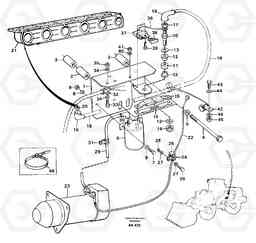 49299 Starter element with fitting parts L180/L180C VOLVO BM VOLVO BM L180/L180C SER NO -2532 / -60469 USA, Volvo Construction Equipment