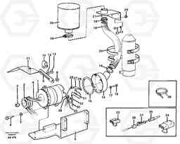 50328 Brushless alternator, 50A. L180/L180C VOLVO BM VOLVO BM L180/L180C SER NO -2532 / -60469 USA, Volvo Construction Equipment