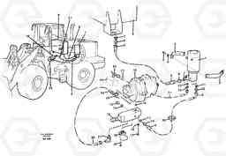 50206 Secondary steering system. L180/L180C VOLVO BM VOLVO BM L180/L180C SER NO -2532 / -60469 USA, Volvo Construction Equipment