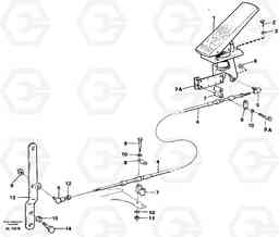 26314 Engine speed control L70B/L70C VOLVO BM VOLVO BM L70B/L70C SER NO - 13115, Volvo Construction Equipment