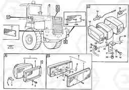 26318 Lighting, rear L70B/L70C VOLVO BM VOLVO BM L70B/L70C SER NO - 13115, Volvo Construction Equipment