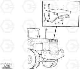 26319 License plate lamp L70B/L70C VOLVO BM VOLVO BM L70B/L70C SER NO - 13115, Volvo Construction Equipment