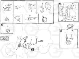 29690 Cable harness Front L70B/L70C VOLVO BM VOLVO BM L70B/L70C SER NO - 13115, Volvo Construction Equipment