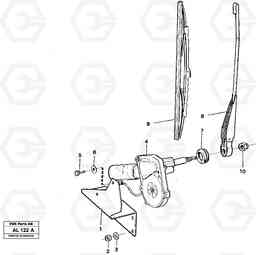 26320 Windshield wiper, rear L70B/L70C VOLVO BM VOLVO BM L70B/L70C SER NO - 13115, Volvo Construction Equipment