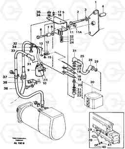 26317 Starter element with fitting parts L70B/L70C VOLVO BM VOLVO BM L70B/L70C SER NO - 13115, Volvo Construction Equipment